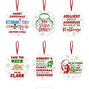 Christmas Vacation Themed Ornament Set